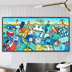 Graffiti Art Canvas Seaolks